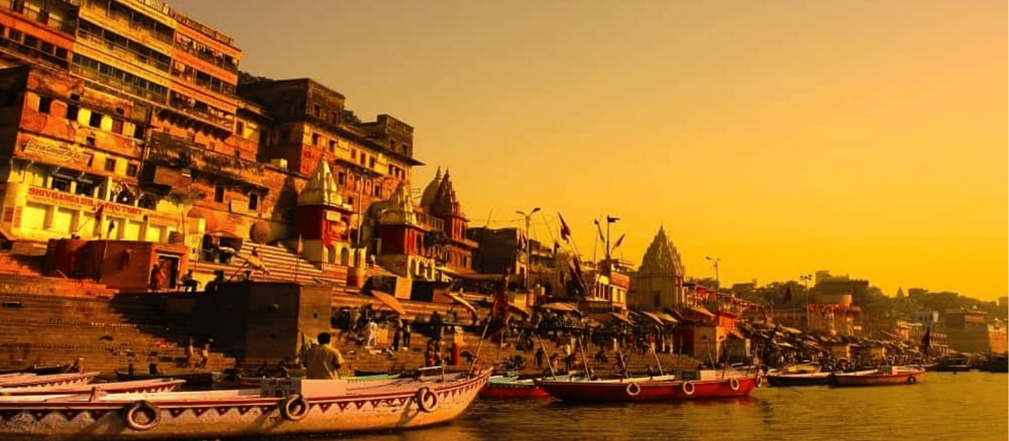Ganga Aarti at Dashashwamedh Ghat, Varanasi at night