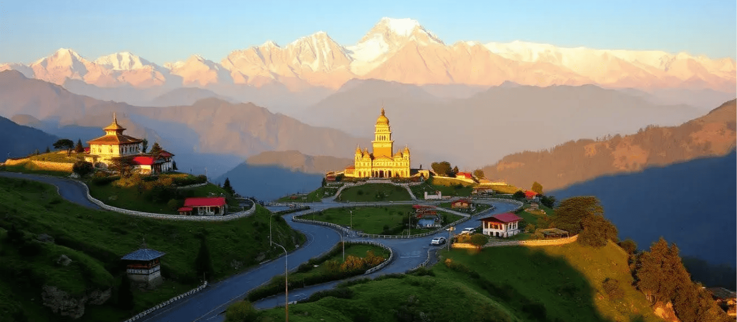 The Rumtek Monastery in Gangtok, a cultural and historical gem of Sikkim.