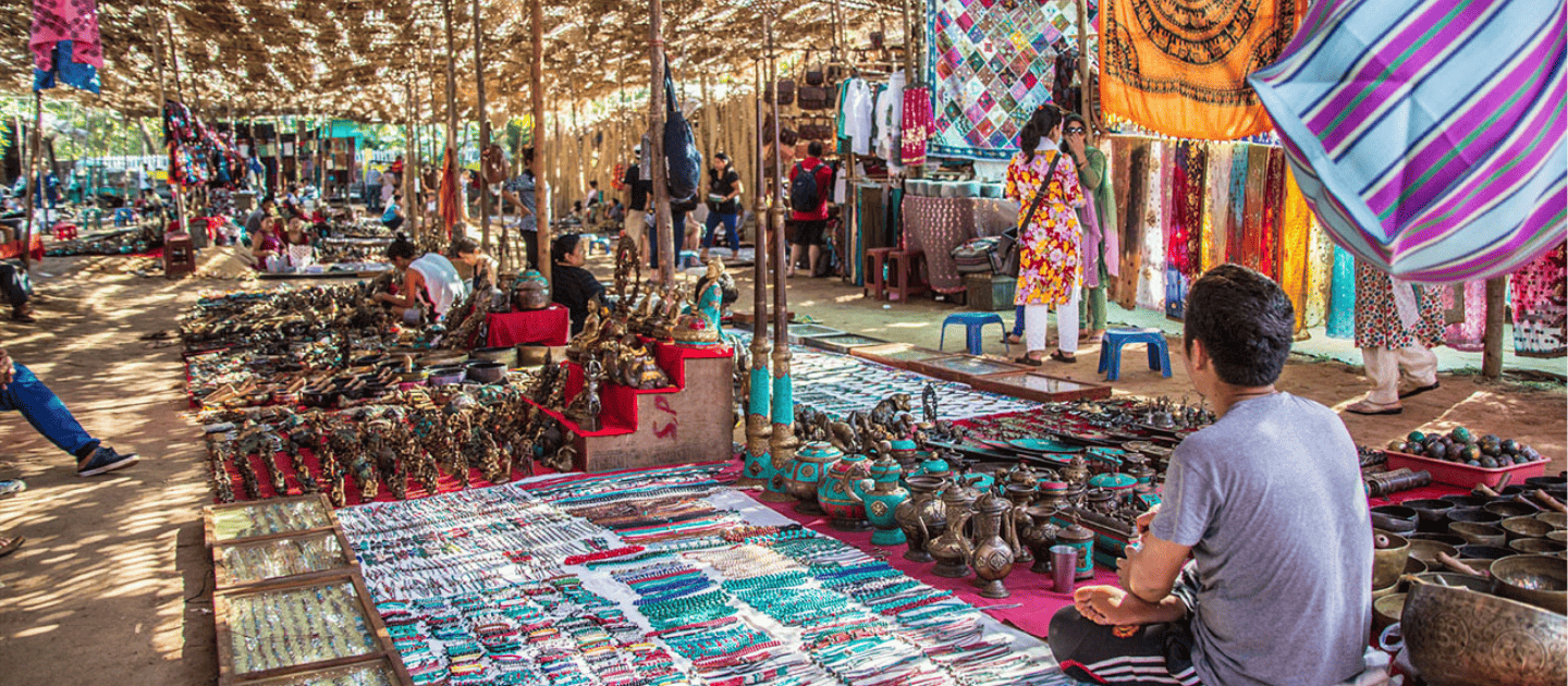 A local boutique on Mission Street, an ultimate shopping destination in Pondicherry.