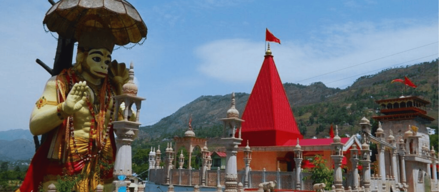 The Naina Devi Temple on the shore of Naini Lake, a cultural and historical gem in Nainital.