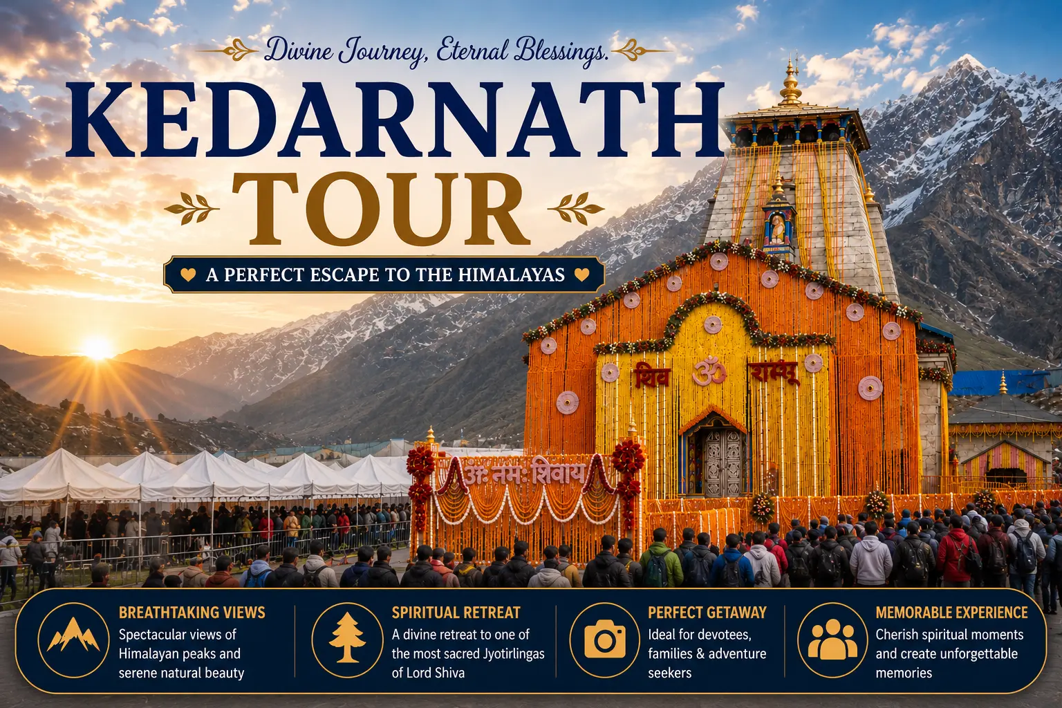Kedarnath Temple Pilgrimage Tour